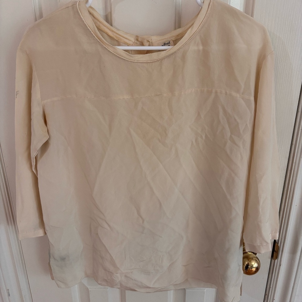 Wilfred 100 % silk shirt bluse * please read description